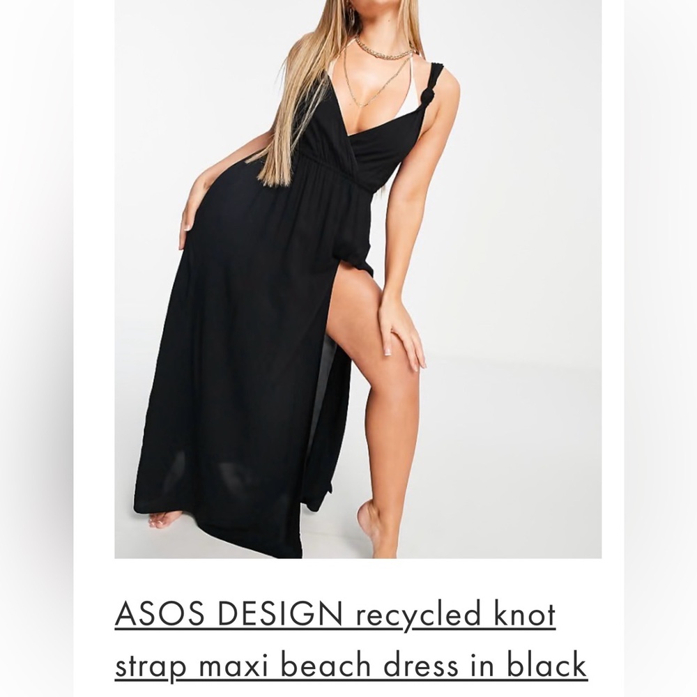 ASOS Black Maxi Dress